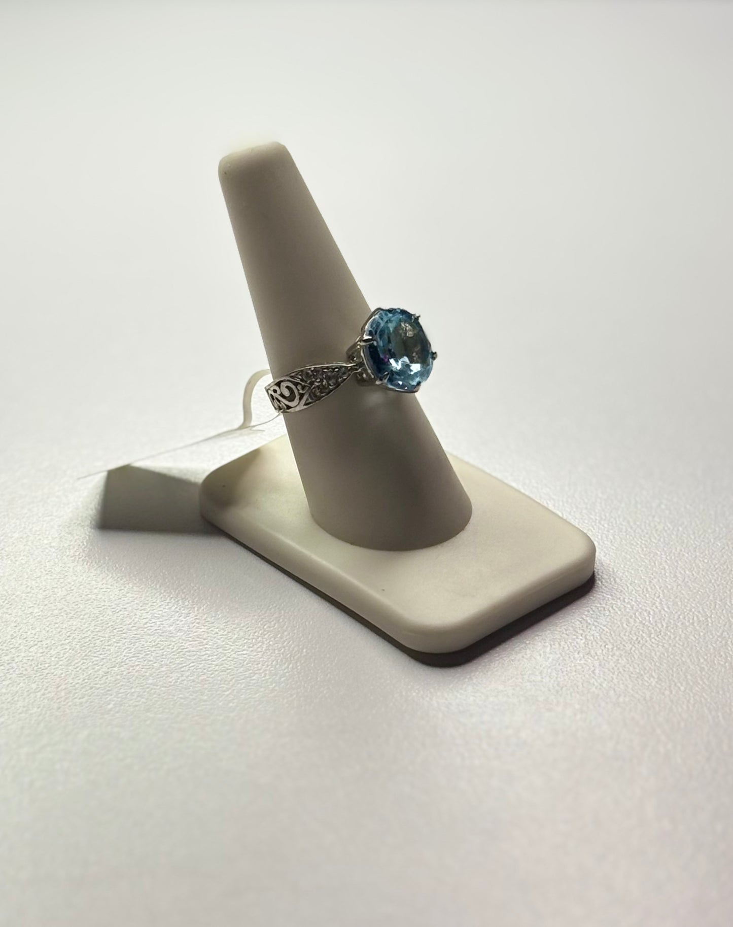 Sky Blue Topaz Ring