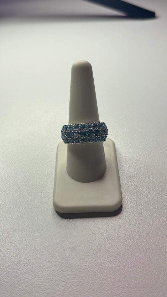 Swiss Blue Topaz Ring