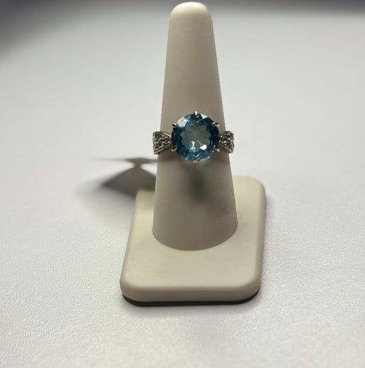 Sky Blue Topaz Ring
